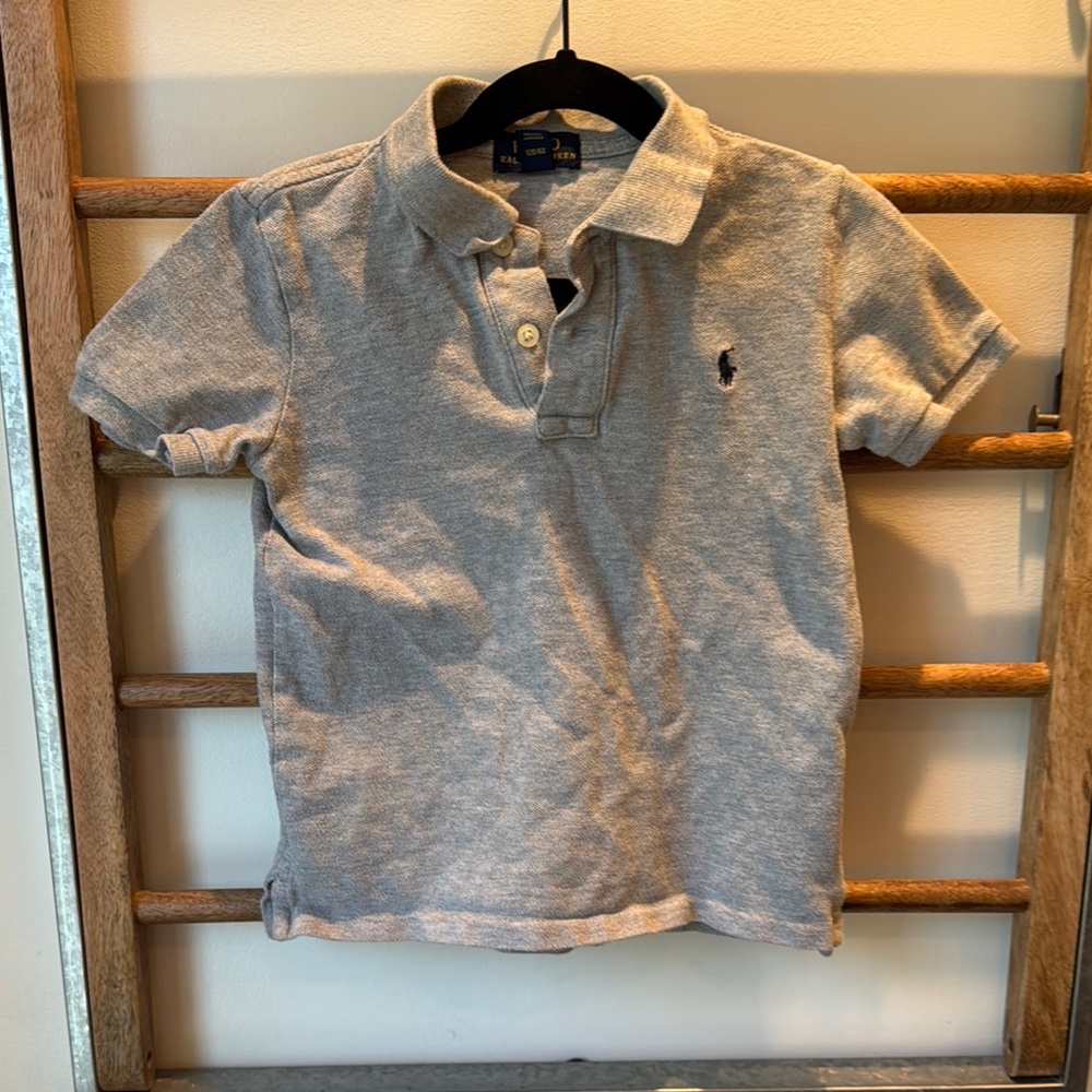 Polo by Ralph Lauren Kids Light Gray Polo Shirt